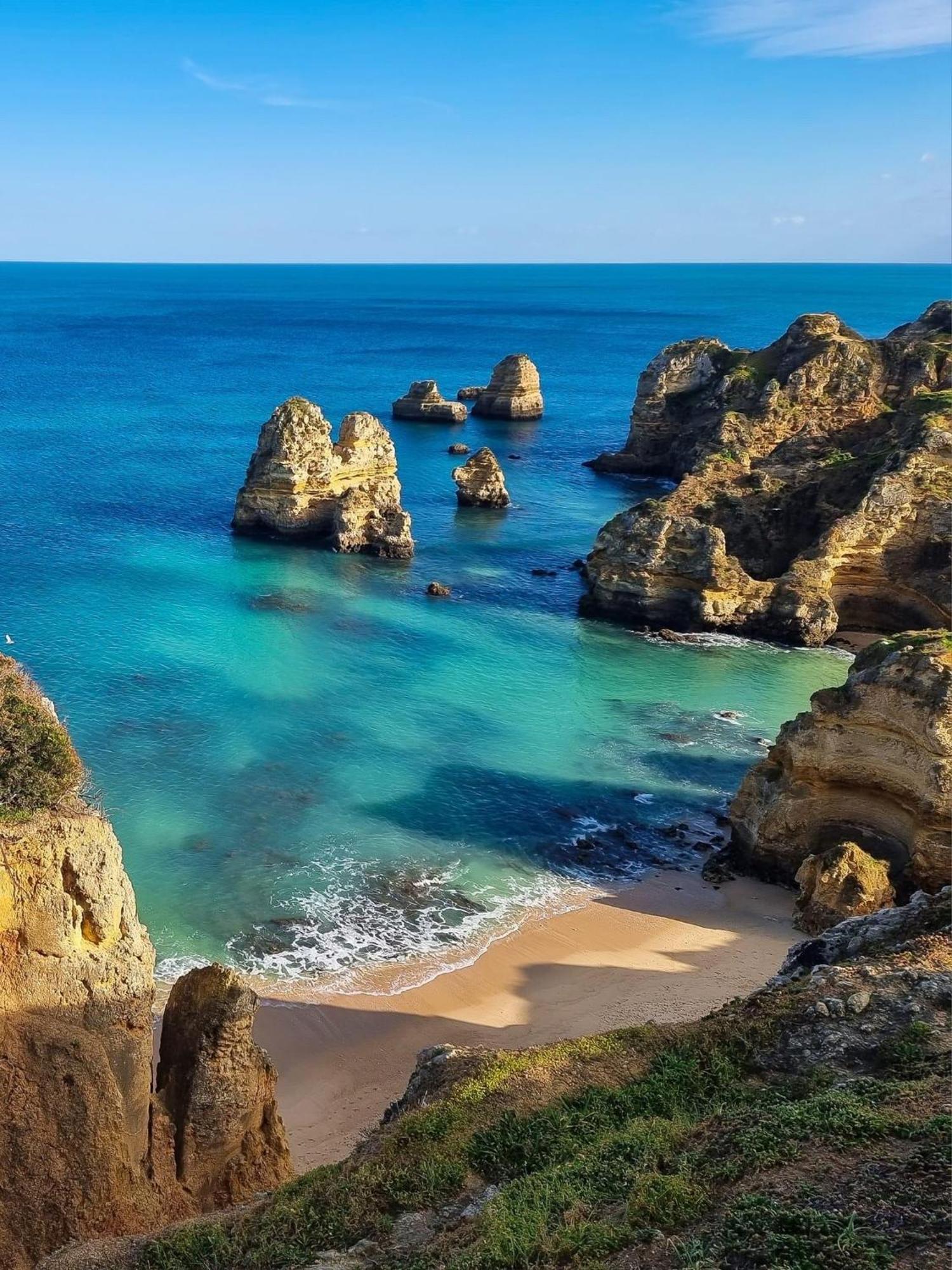 Top Ocean View Apartment - Amazing Sunset - Modern Style - Pool & 200M To Beach Portimao Bagian luar foto