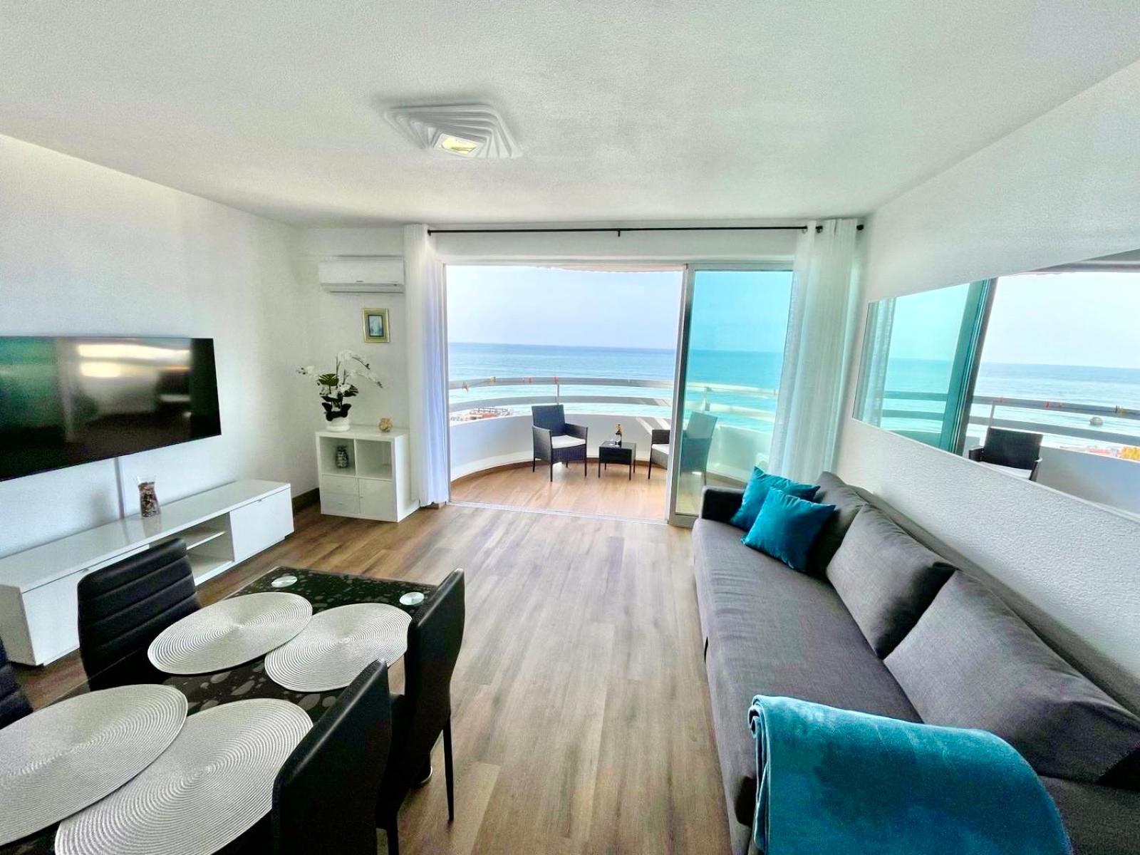 Top Ocean View Apartment - Amazing Sunset - Modern Style - Pool & 200M To Beach Portimao Bagian luar foto